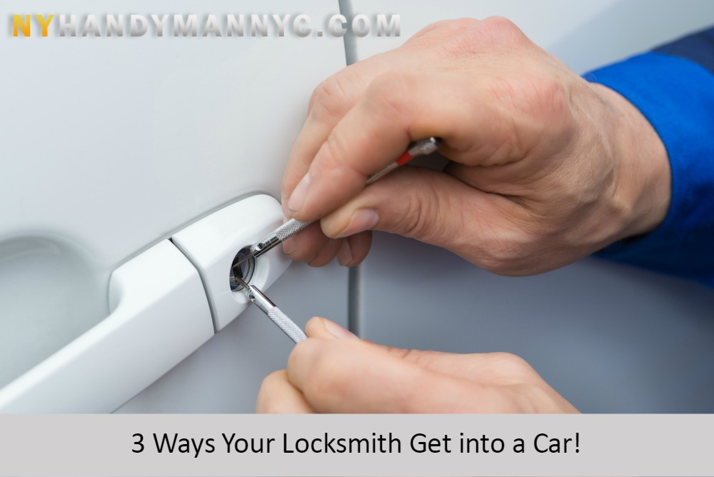 3 Ways Your Locksmith Get into a Car