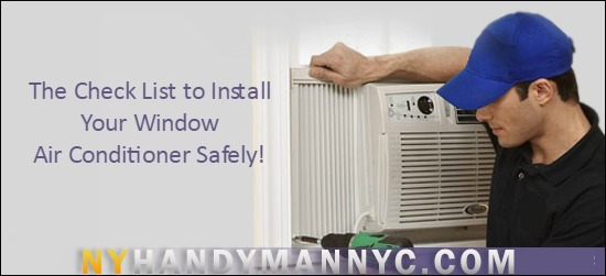The Check List to Install Your Window Air Conditioner Safely!