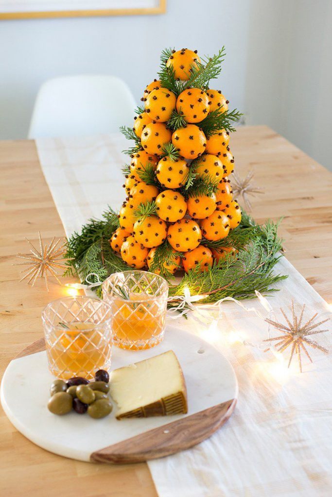 Christmas Topiary Centerpiece