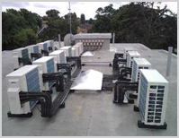 Roof top condensing units for luxury apartments in nyc